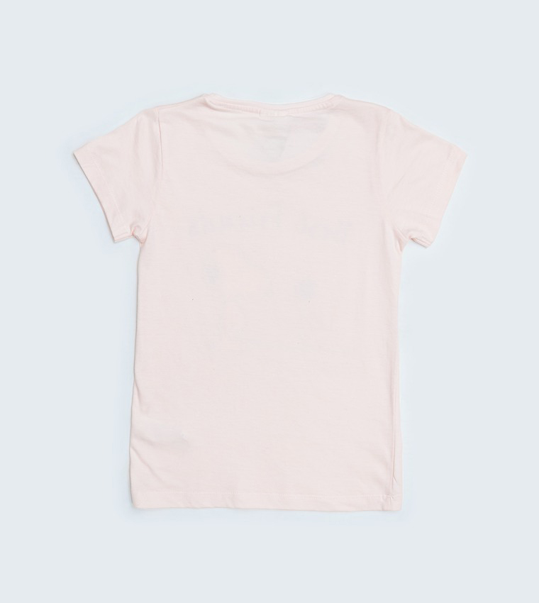 تيشيرت بأكمام قصيرة بطبعة سنوبي جرافيك