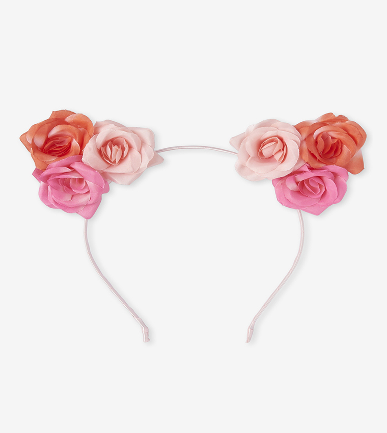 Floral cat ears best sale