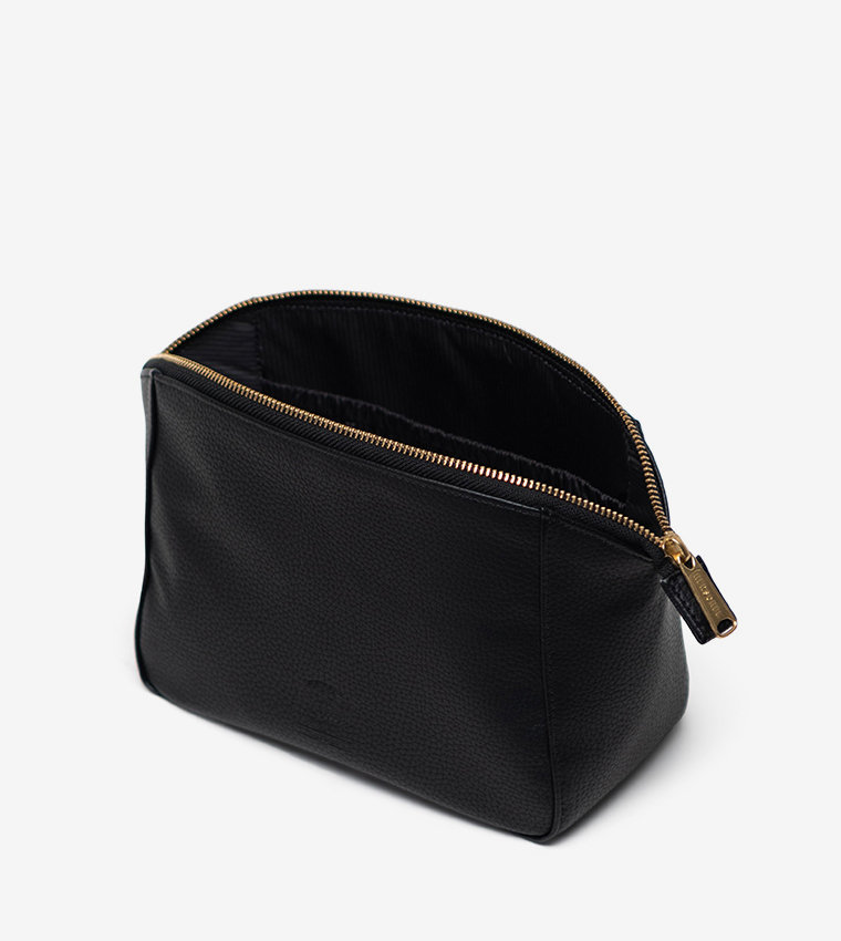 Milan Vegan Leather Toiletry Bag
