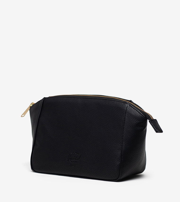 Milan Vegan Leather Toiletry Bag