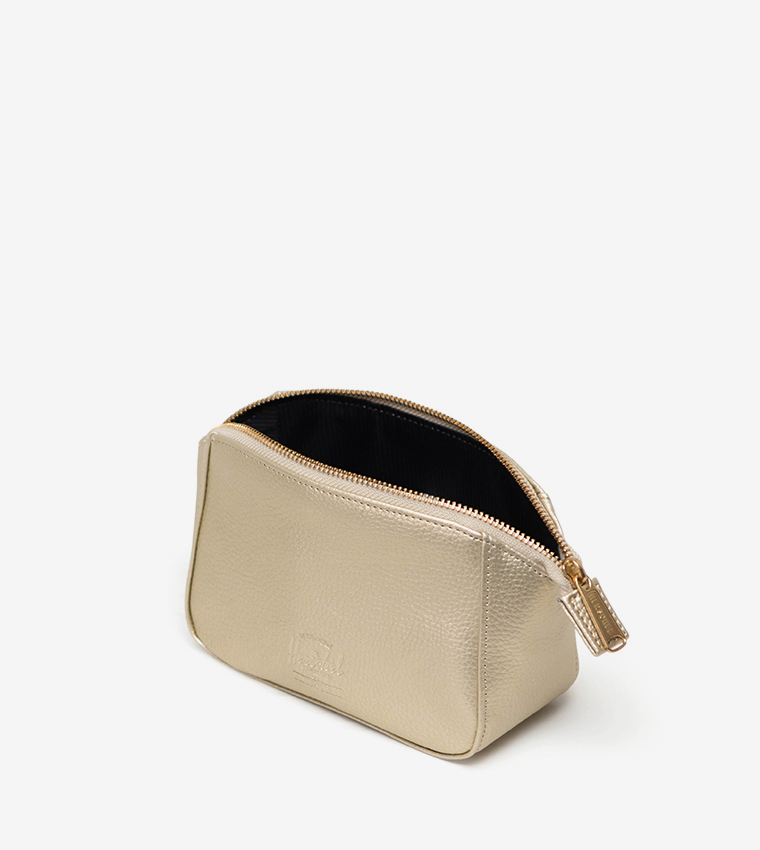 Milan Vegan Leather Small Toiletry Bag