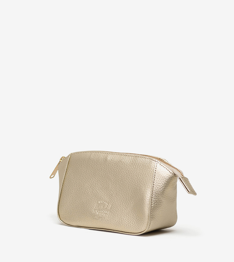 Milan Vegan Leather Small Toiletry Bag
