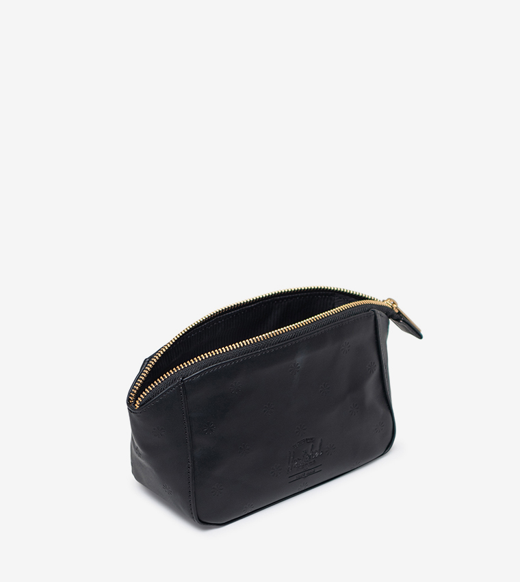 Milan Vegan Leather Mini Toiletry Bag