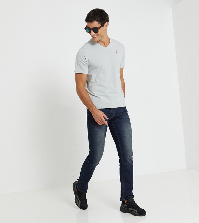 Short Sleeve V Neck T-Shirt