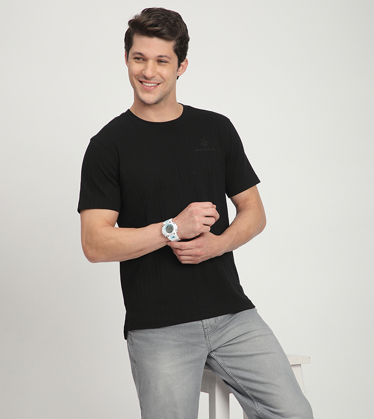 Logo Embroidered Short Sleeves T-Shirt