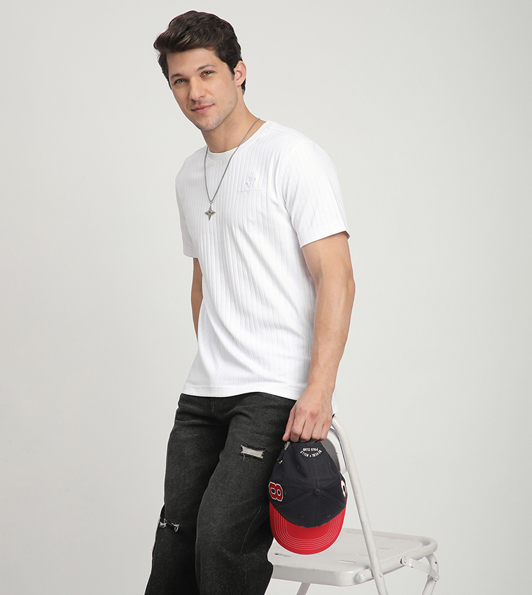 Logo Embroidered Short Sleeves T-Shirt