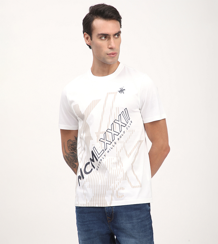 Printed Short Sleeves Casual T-Shirt