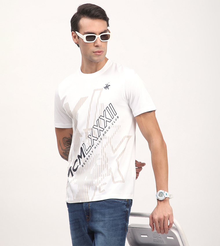 Printed Short Sleeves Casual T-Shirt