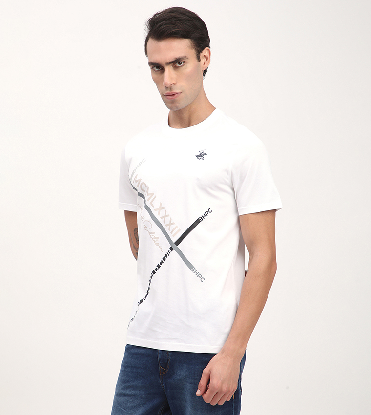 Printed Short Sleeves Casual T-Shirt