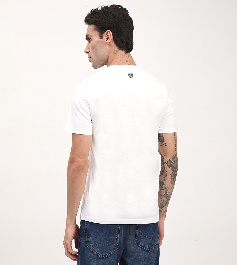 Printed Short Sleeves Casual T-Shirt