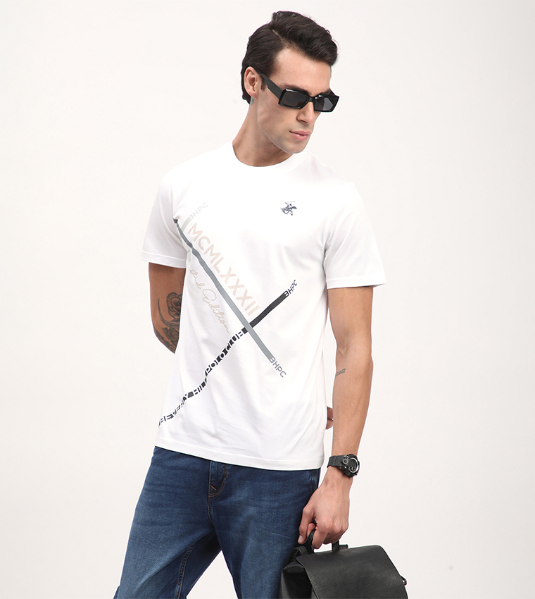 Printed Short Sleeves Casual T-Shirt