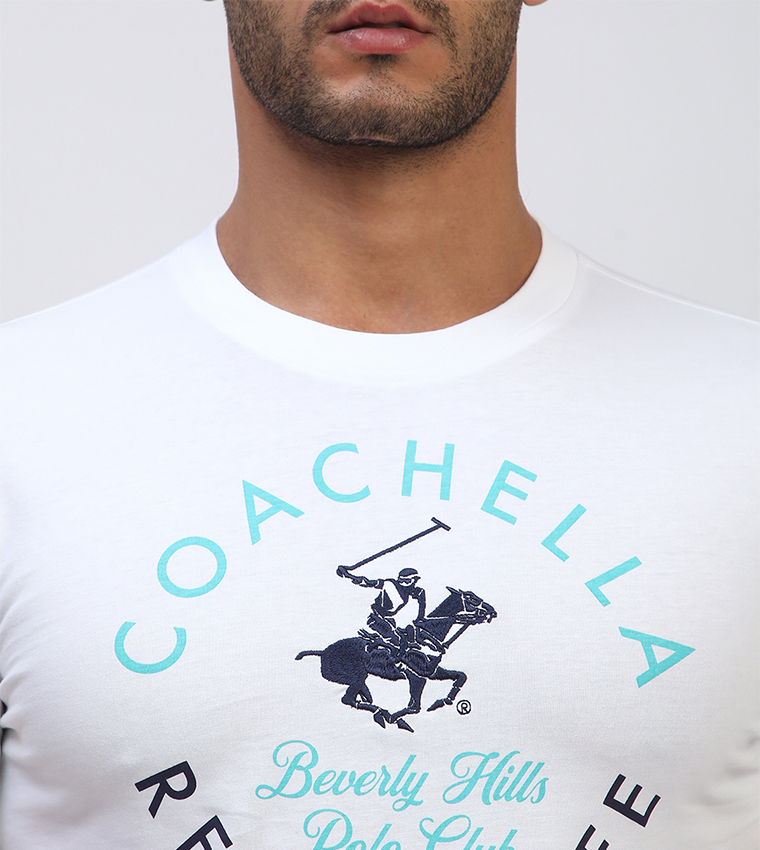 تيشيرت كاجوال بأكمام قصيرة  وطبعة 