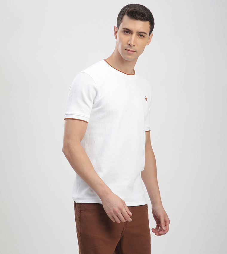 Logo Embroidered Short Sleeves T-Shirt