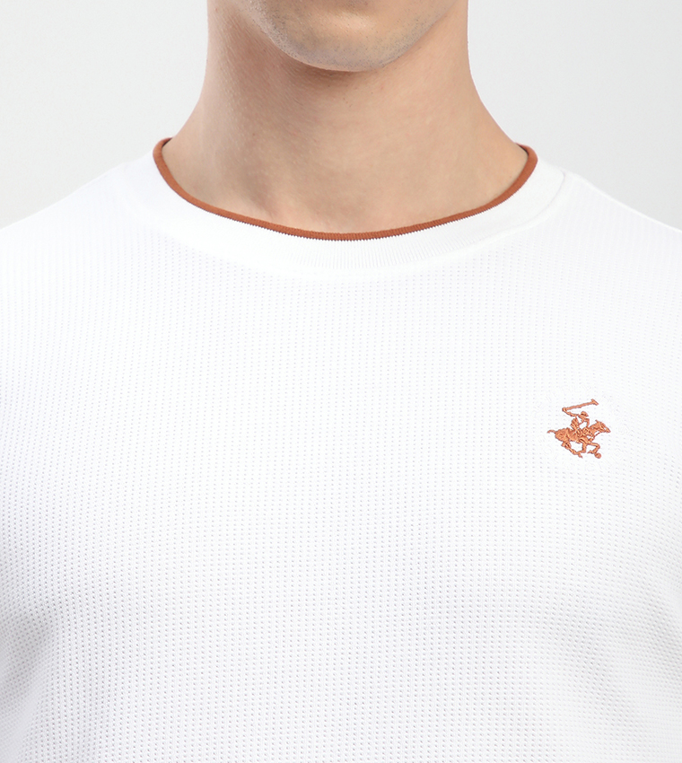 Logo Embroidered Short Sleeves T-Shirt
