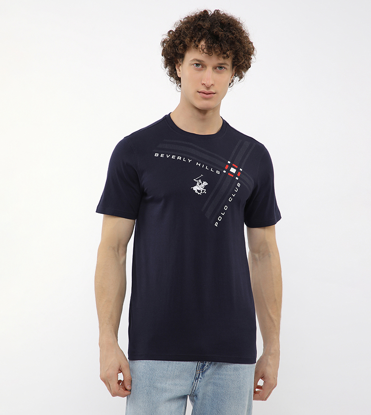 Logo Printed Crew Neck T-Shirt