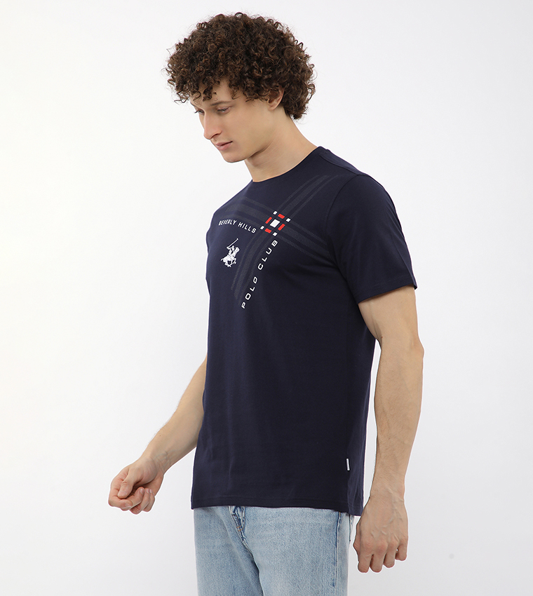 Logo Printed Crew Neck T-Shirt