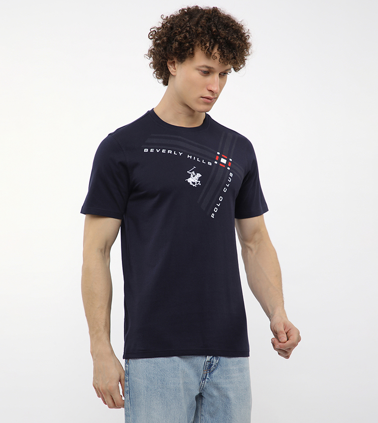 Logo Printed Crew Neck T-Shirt