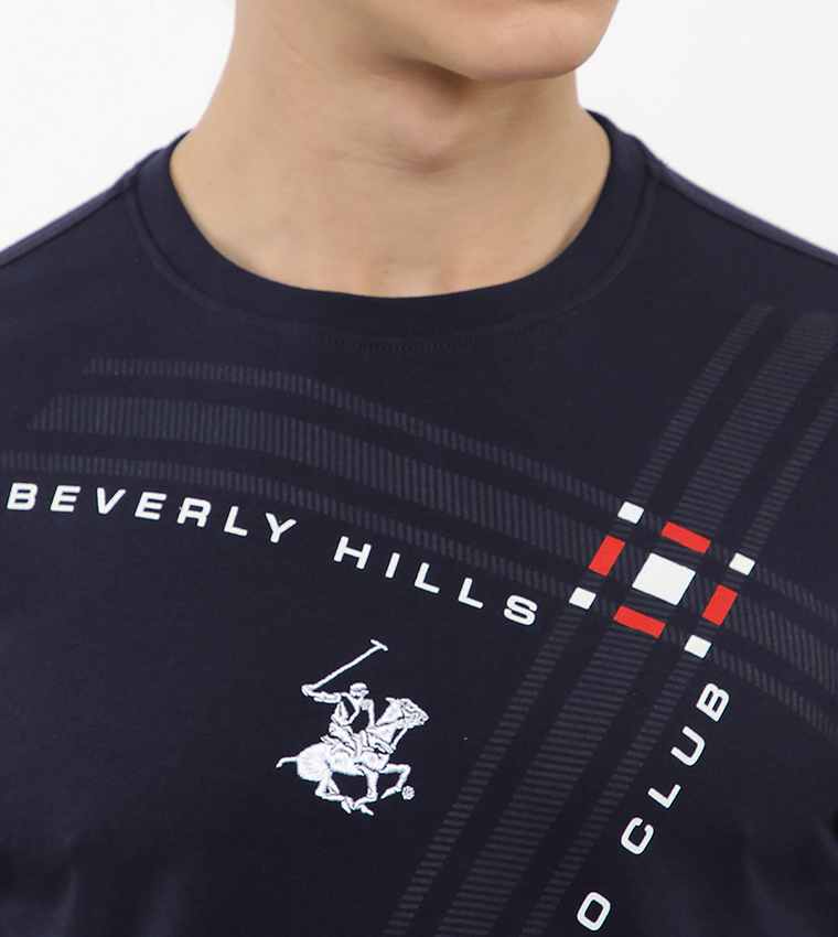 Logo Printed Crew Neck T-Shirt