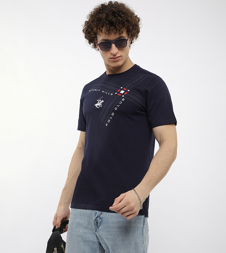 Logo Printed Crew Neck T-Shirt