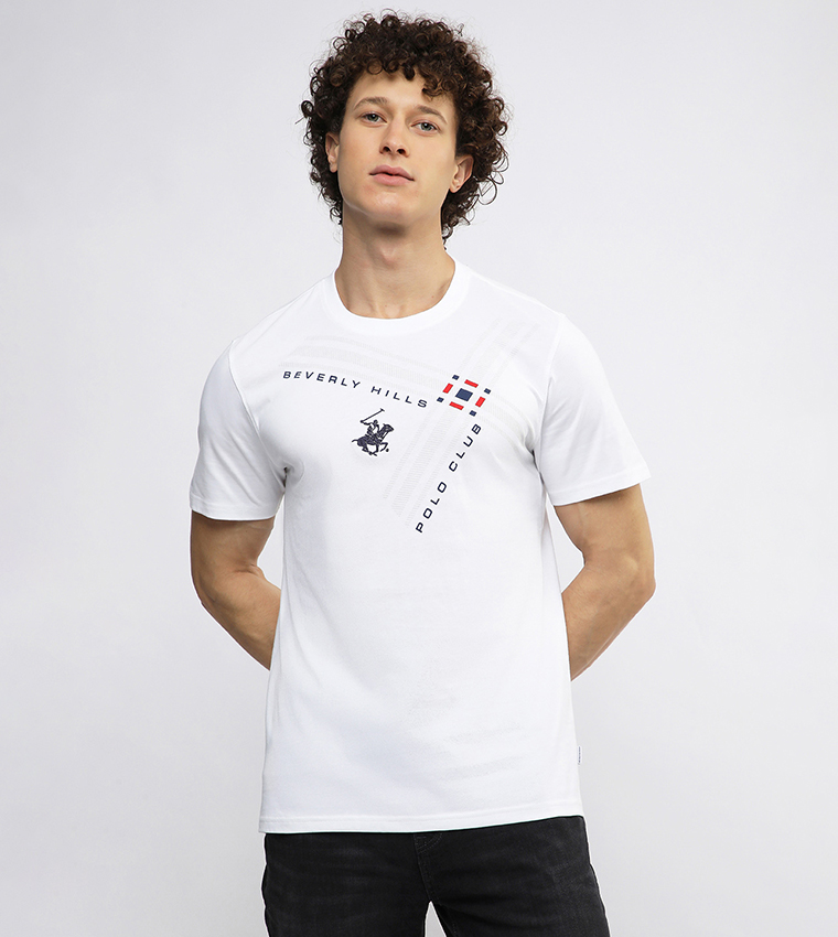 Logo Printed Crew Neck T-Shirt
