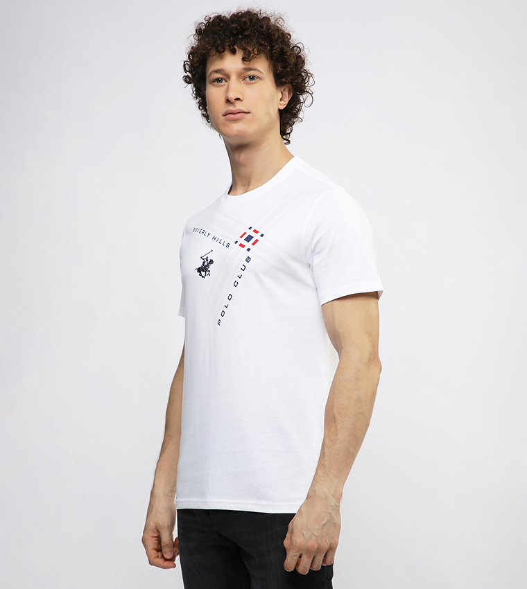 Logo Printed Crew Neck T-Shirt
