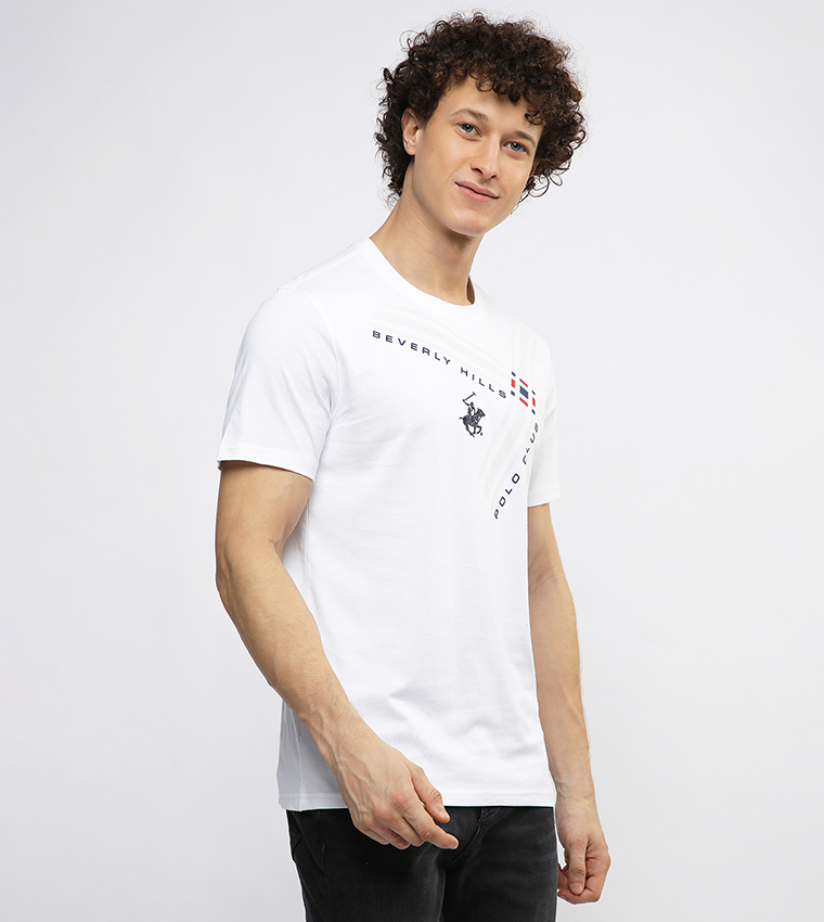 Logo Printed Crew Neck T-Shirt