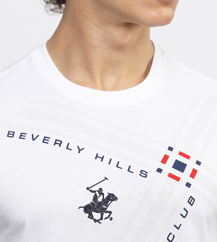 Logo Printed Crew Neck T-Shirt