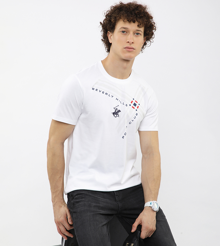 Logo Printed Crew Neck T-Shirt