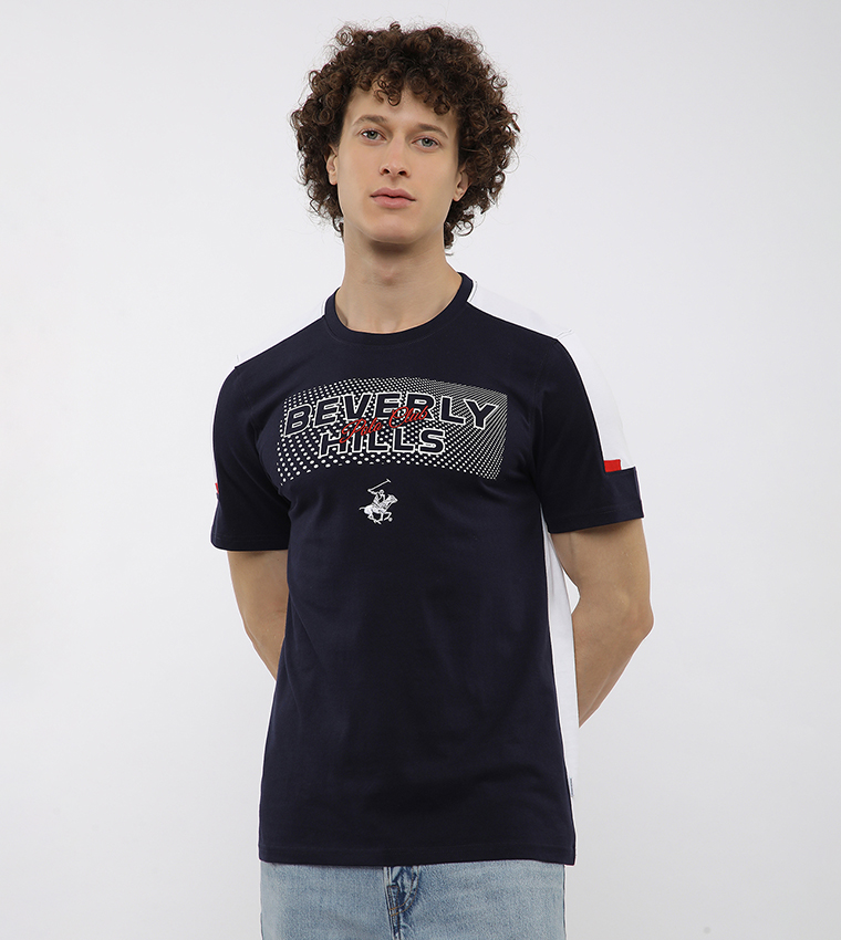 Logo Printed Crew Neck T-Shirt