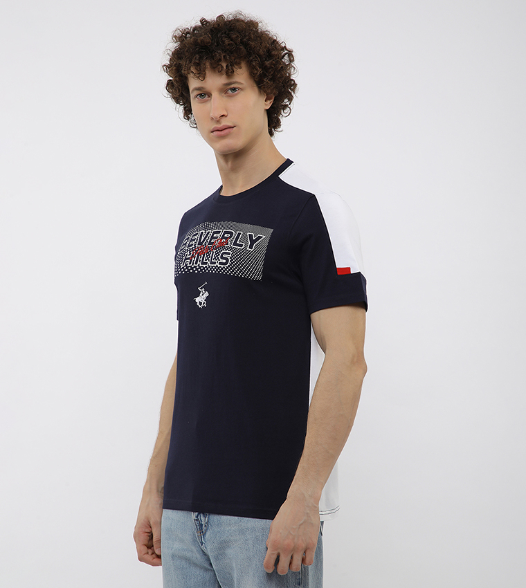 Logo Printed Crew Neck T-Shirt