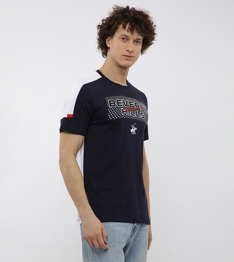 Logo Printed Crew Neck T-Shirt