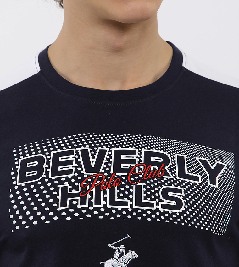 Logo Printed Crew Neck T-Shirt