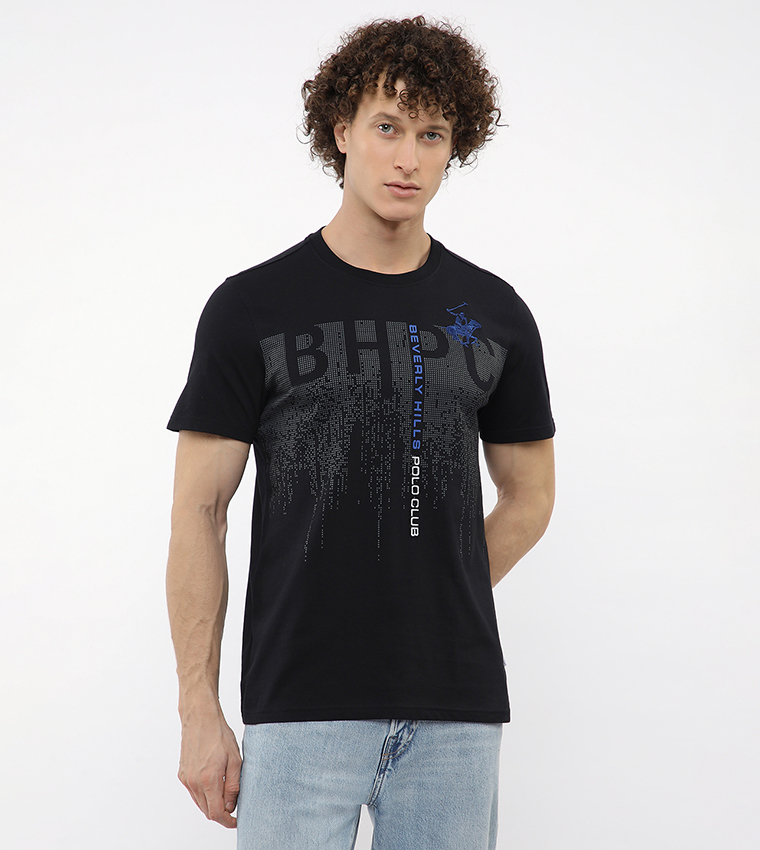 Logo Printed Crew Neck T-Shirt