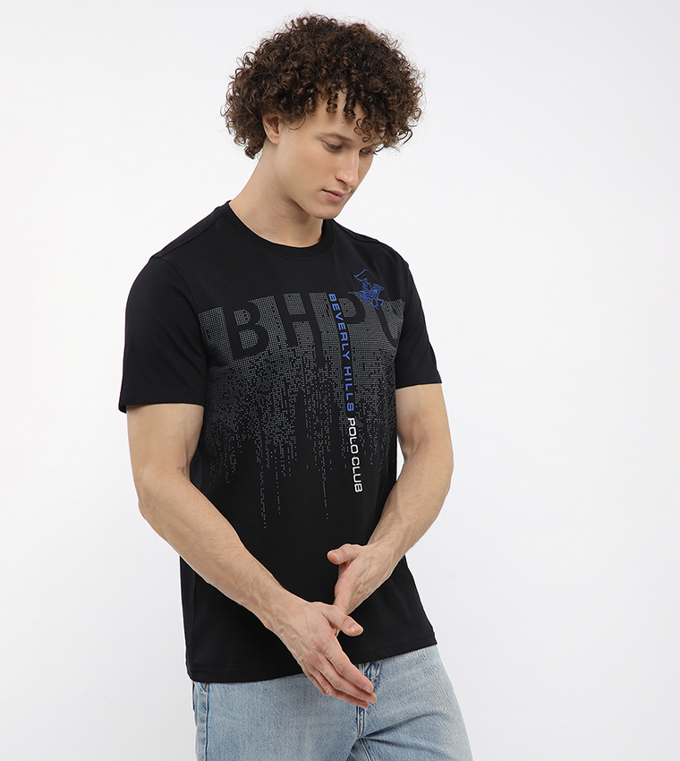 Logo Printed Crew Neck T-Shirt