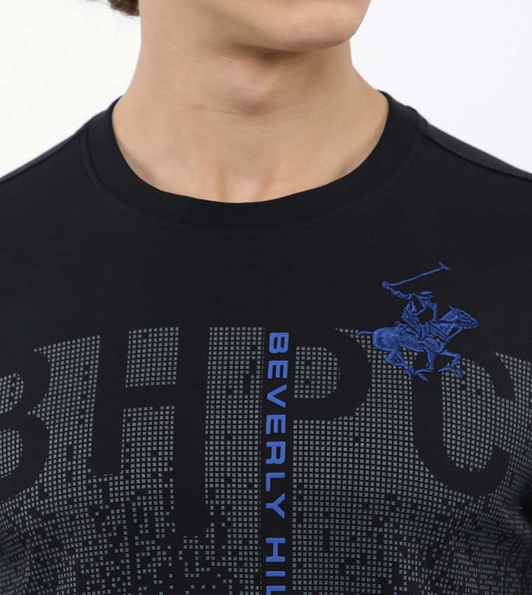 Logo Printed Crew Neck T-Shirt