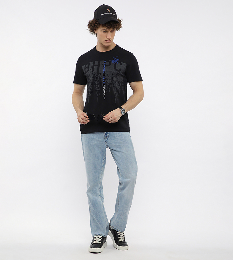 Logo Printed Crew Neck T-Shirt