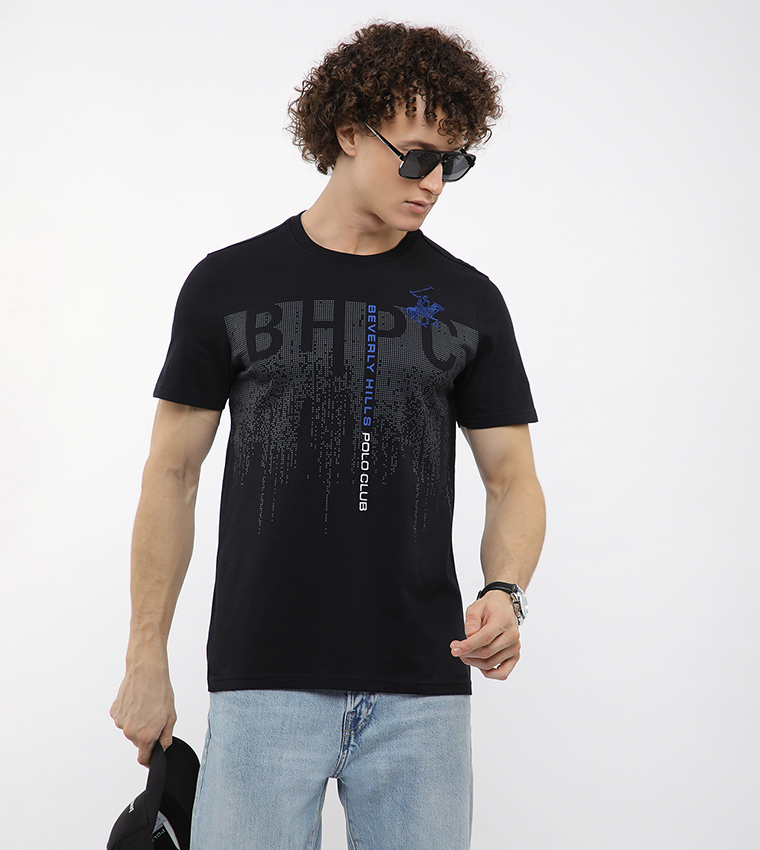 Logo Printed Crew Neck T-Shirt