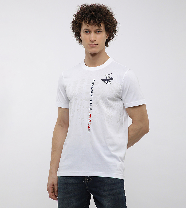 Logo Printed Crew Neck T-Shirt