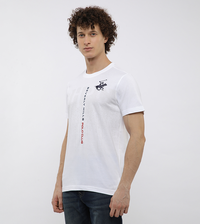 Logo Printed Crew Neck T-Shirt