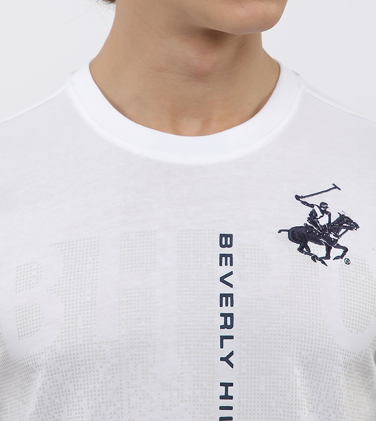 Logo Printed Crew Neck T-Shirt