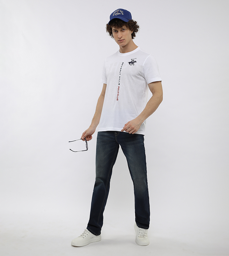 Logo Printed Crew Neck T-Shirt