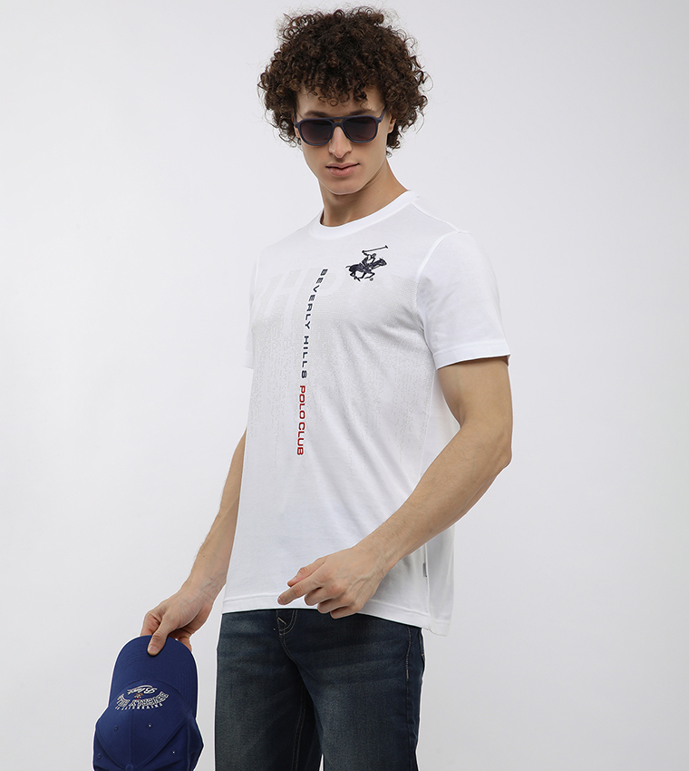 Logo Printed Crew Neck T-Shirt