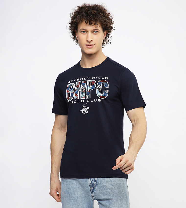 Logo Printed Crew Neck T-Shirt