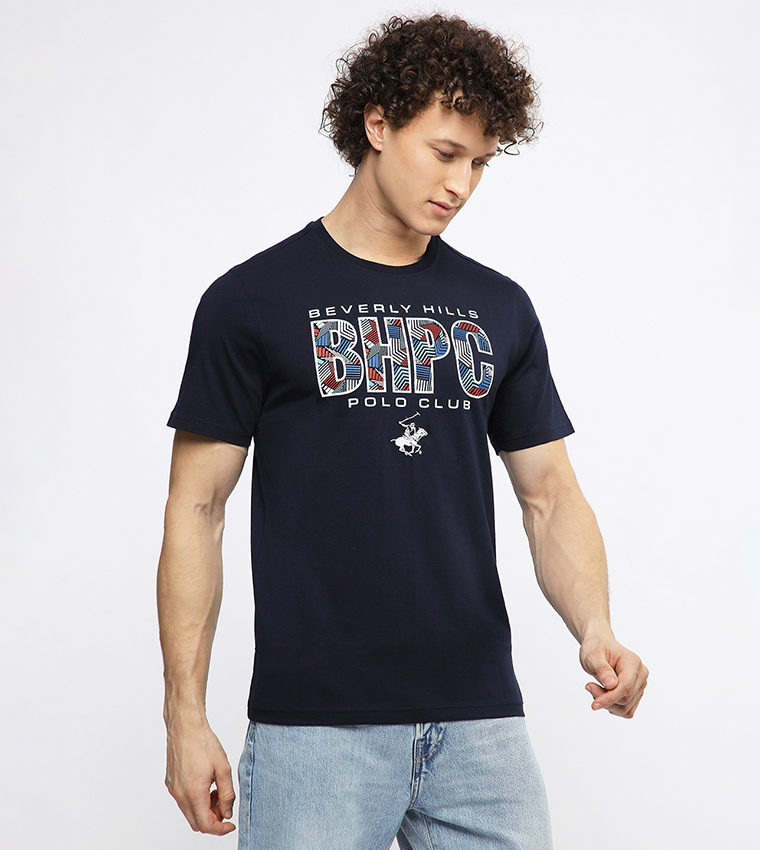 Logo Printed Crew Neck T-Shirt