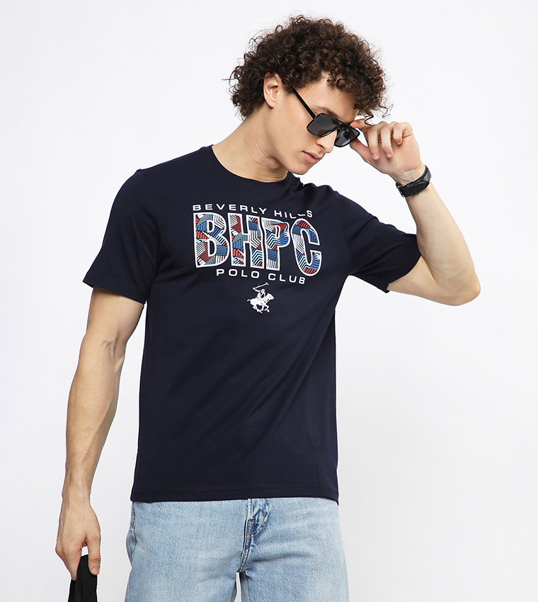 Logo Printed Crew Neck T-Shirt