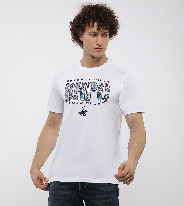 Logo Printed Crew Neck T-Shirt