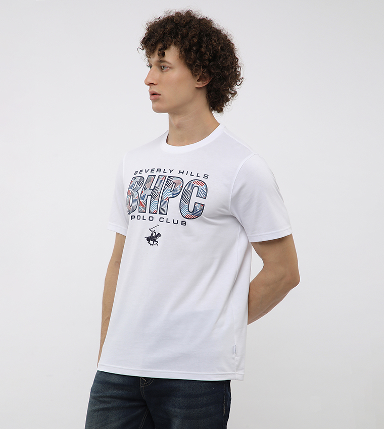 Logo Printed Crew Neck T-Shirt