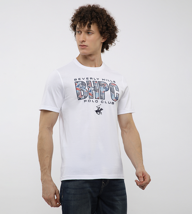 Logo Printed Crew Neck T-Shirt