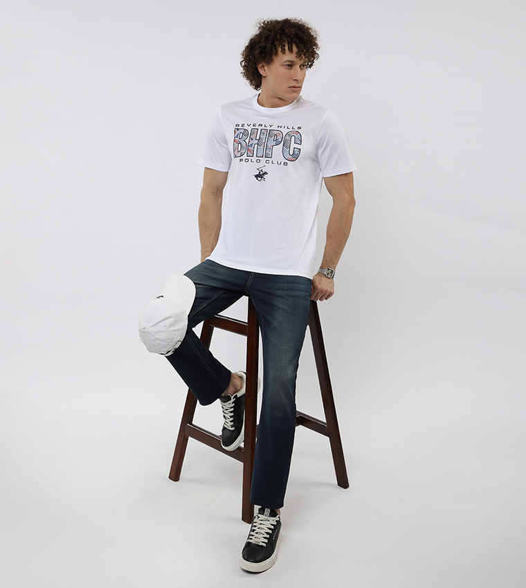 Logo Printed Crew Neck T-Shirt