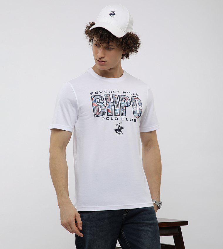 Logo Printed Crew Neck T-Shirt